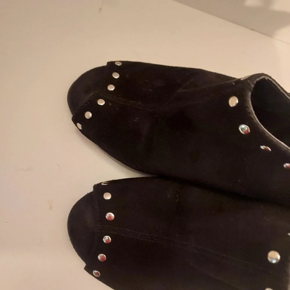 Aerosoles Heelrest Black Suede Haven Peep Toe Slingback Heels in Size 7 M - Picture 6 of 14